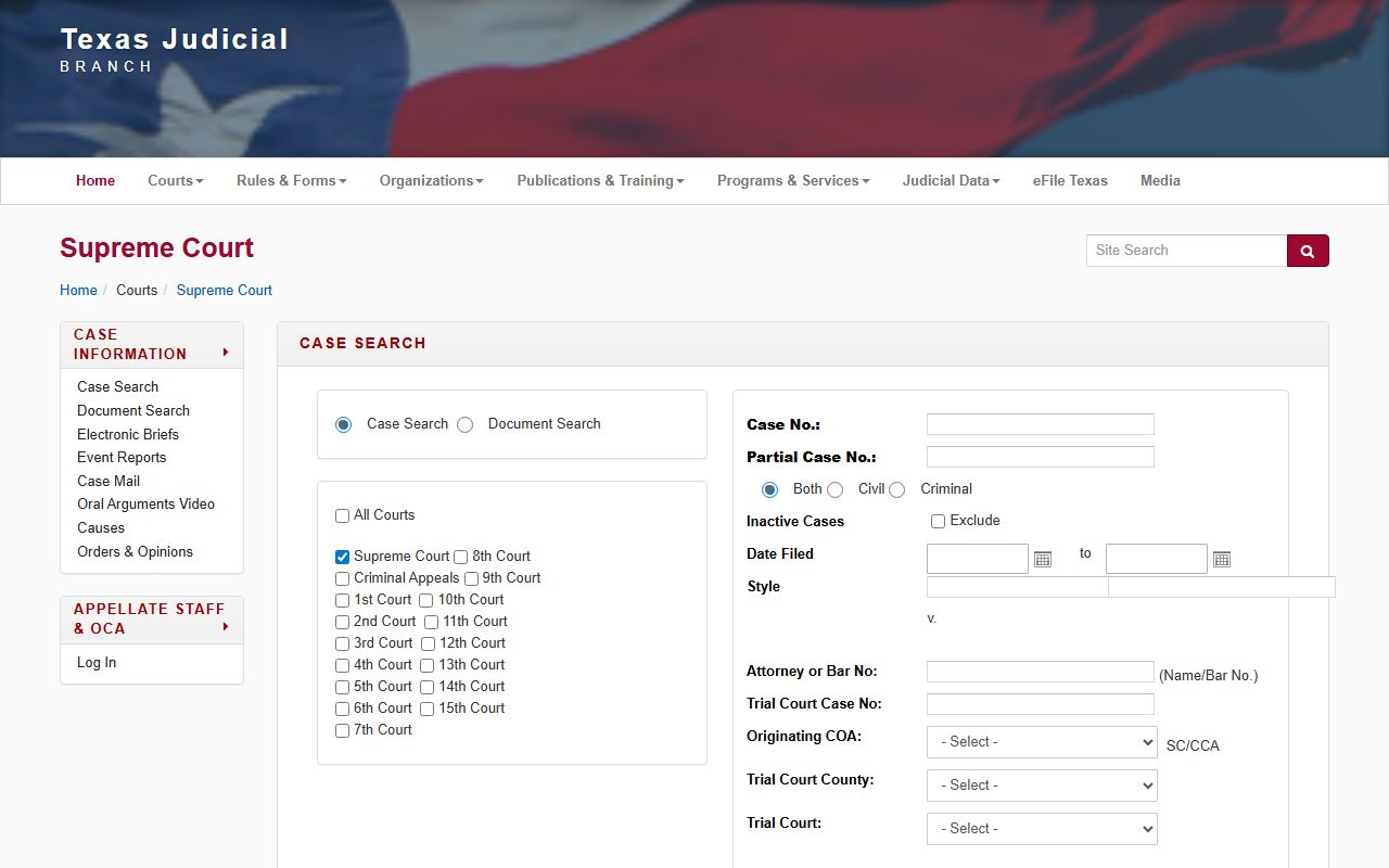 Newton County court records after arrest appellate case search fields